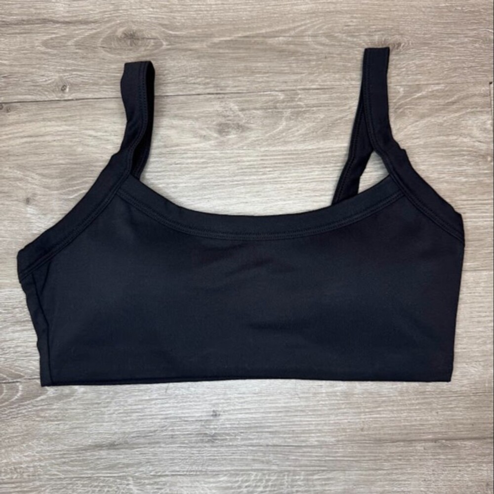 Black Sports Bra Athleisure Gym Yoga Buttery Soft Activewear